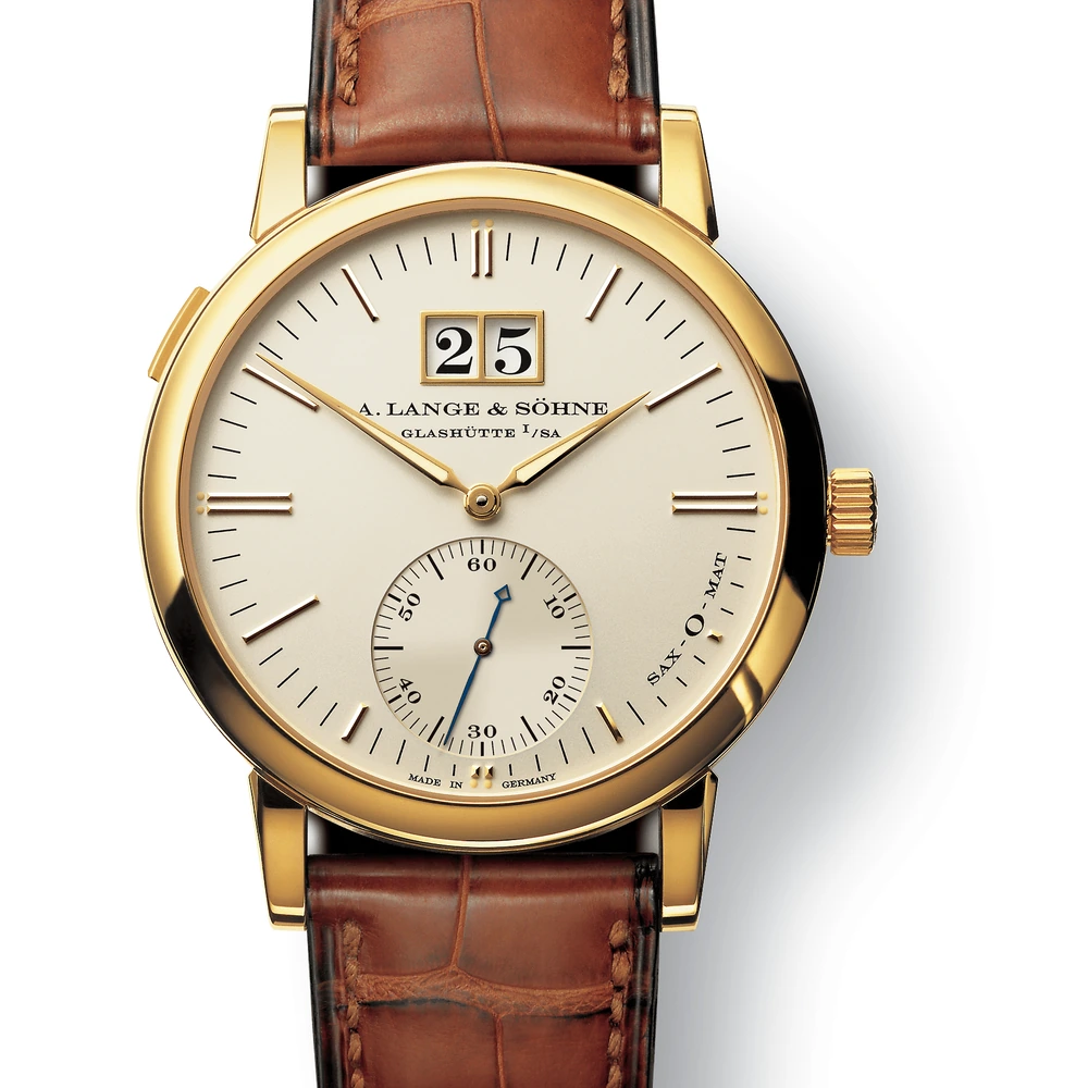A. Lange & Söhne Yellow Gold, Ivory argenté Dial