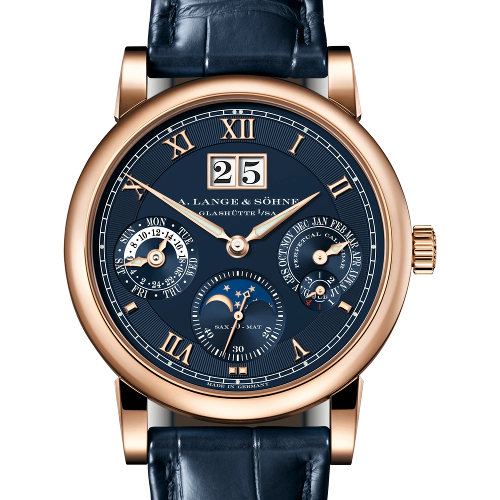 A. Lange & Söhne Pink Gold, Blue Dial