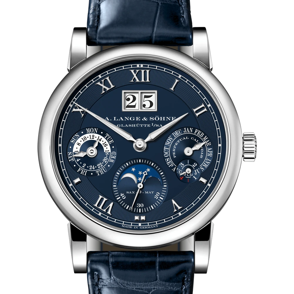 A. Lange & Söhne White Gold, Blue Dial