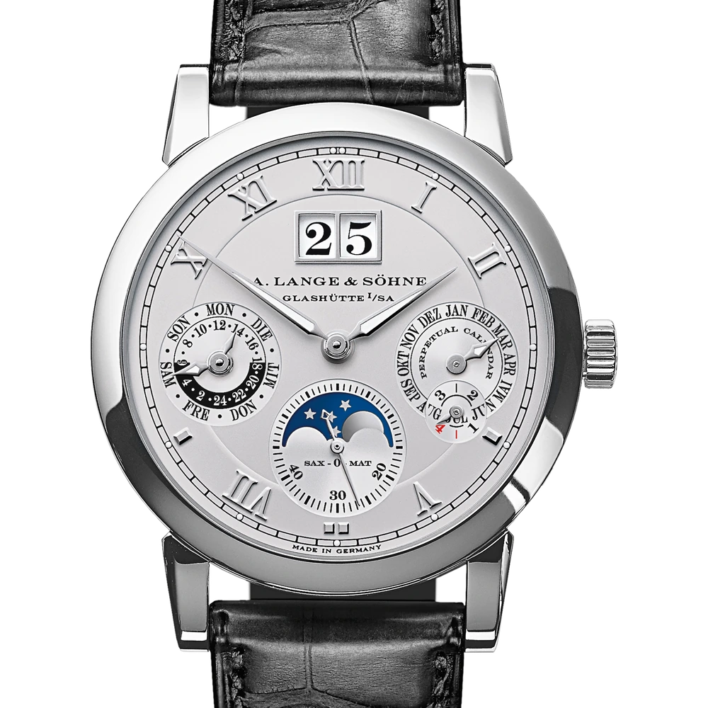 A. Lange & Söhne Platinum, Rhodié Dial