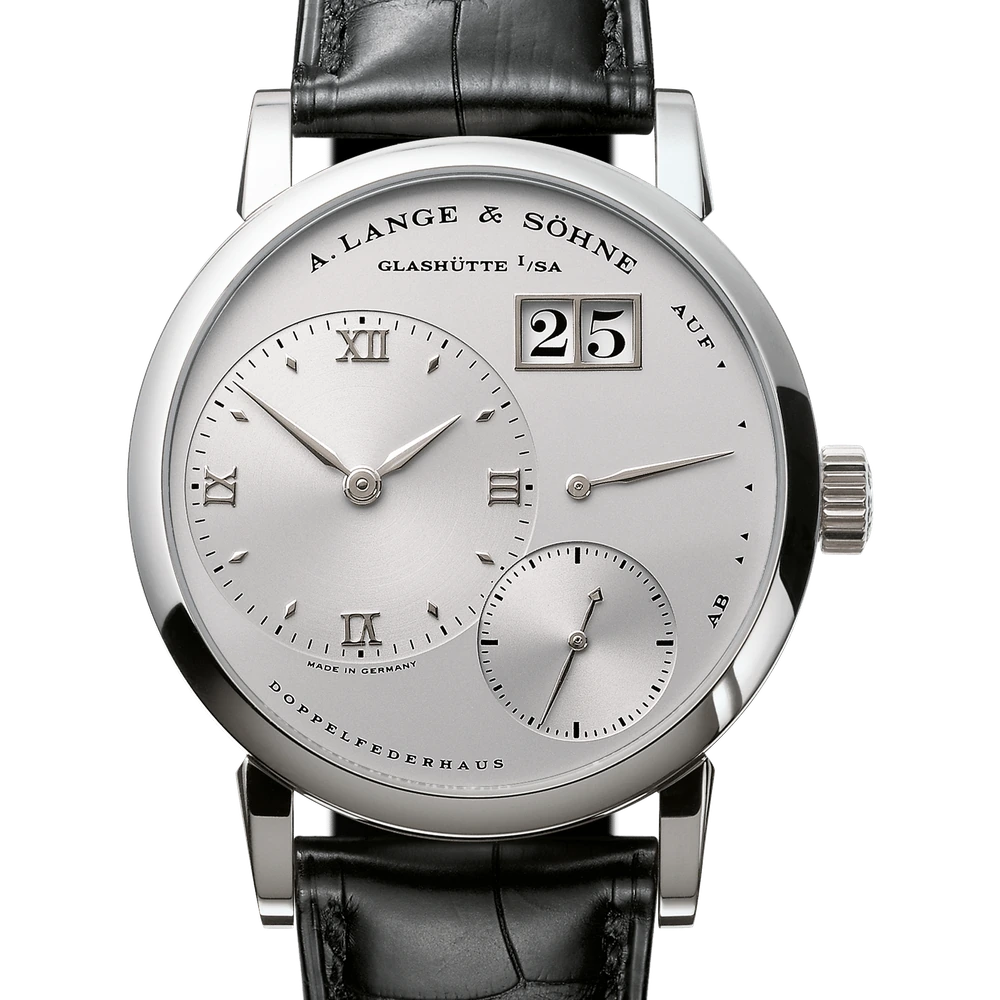 A. Lange & Söhne Platinum, Rhodié Dial
