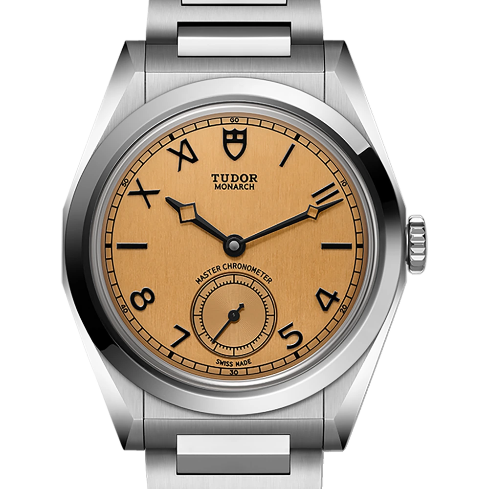Tudor TUDOR Monarch, 39mm steel case, dark champagne-colour, dark champagne-color dial