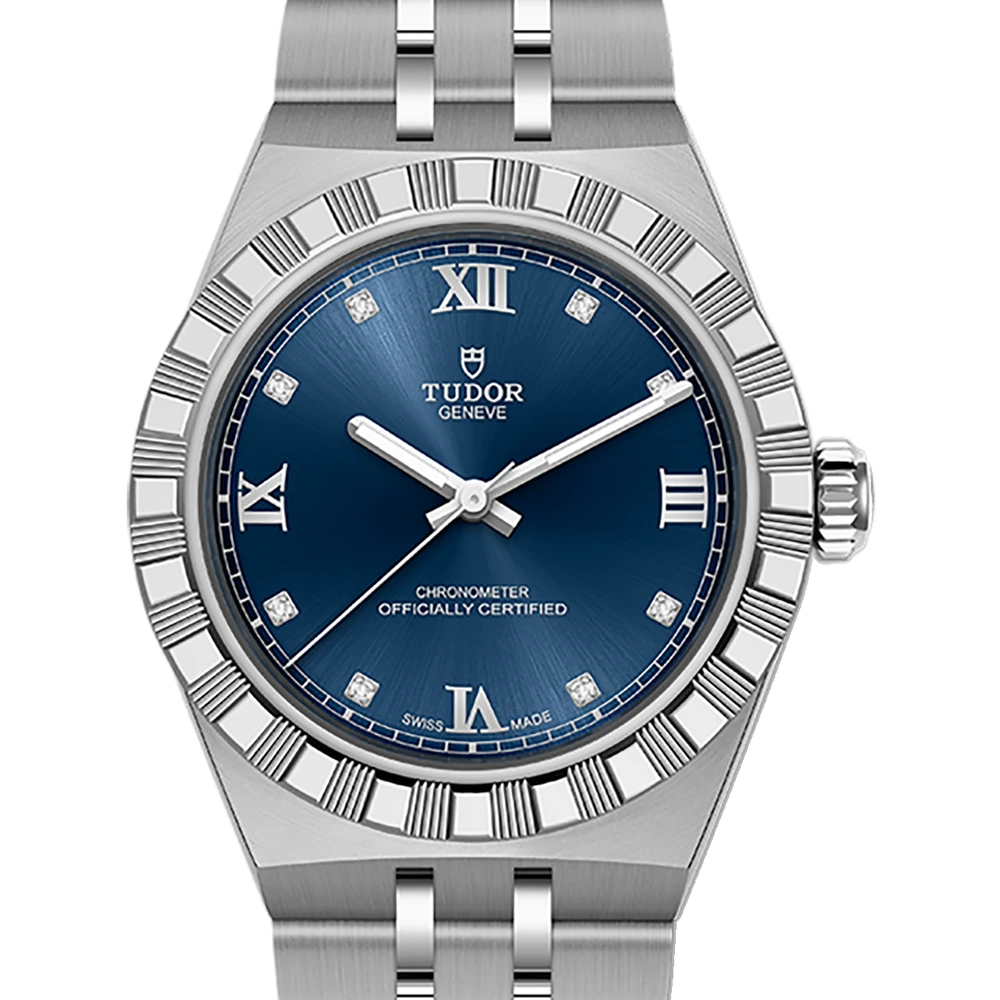 Tudor TUDOR Royal, 30mm steel case, blue dial