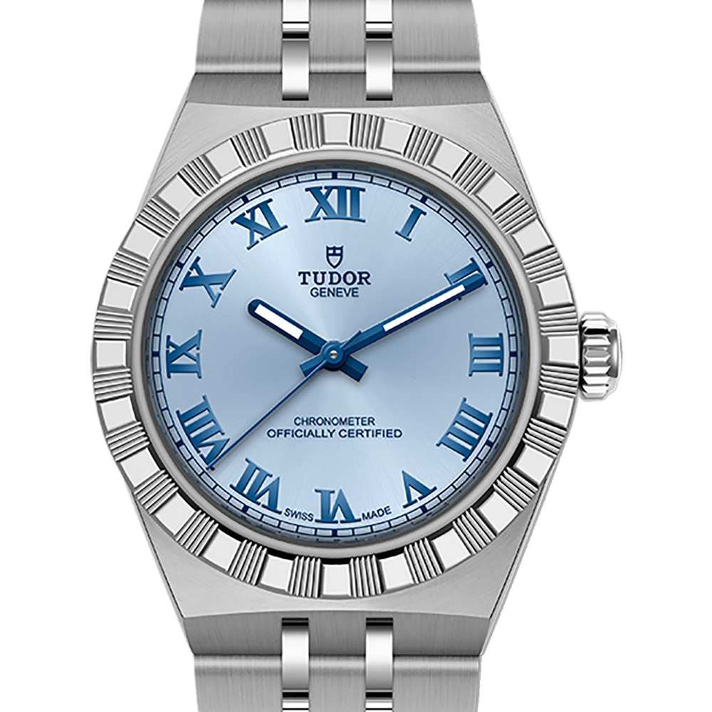 Tudor TUDOR Royal, 30mm steel case, light blue dial