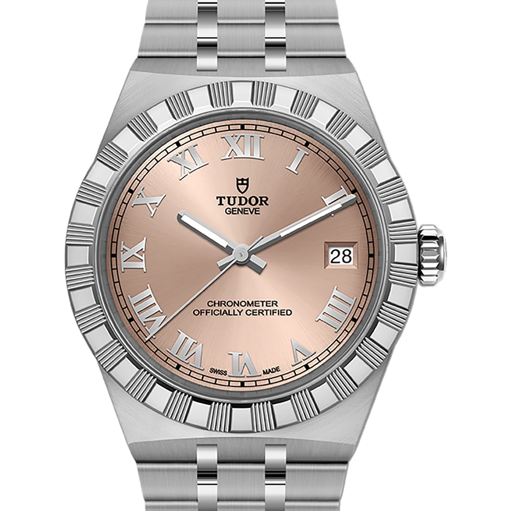 Tudor TUDOR Royal, 36mm steel case, salmon dial