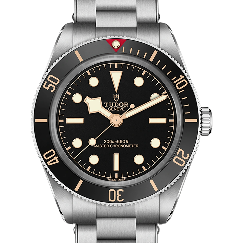 Tudor Black Bay 58, 39mm steel case, steel bracelet, matt black dial