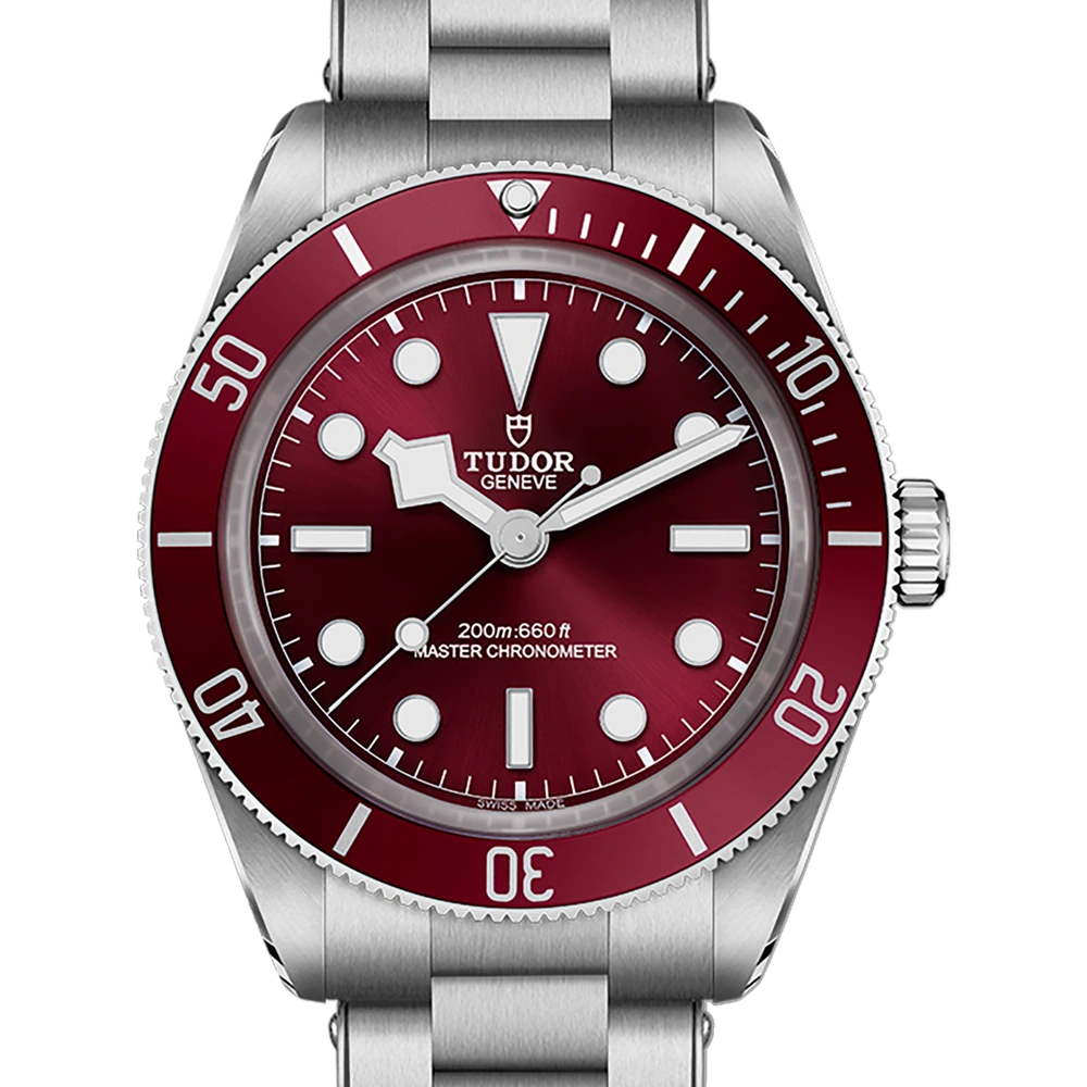 Tudor Black Bay 58, 39mm steel case, burgundy dial
