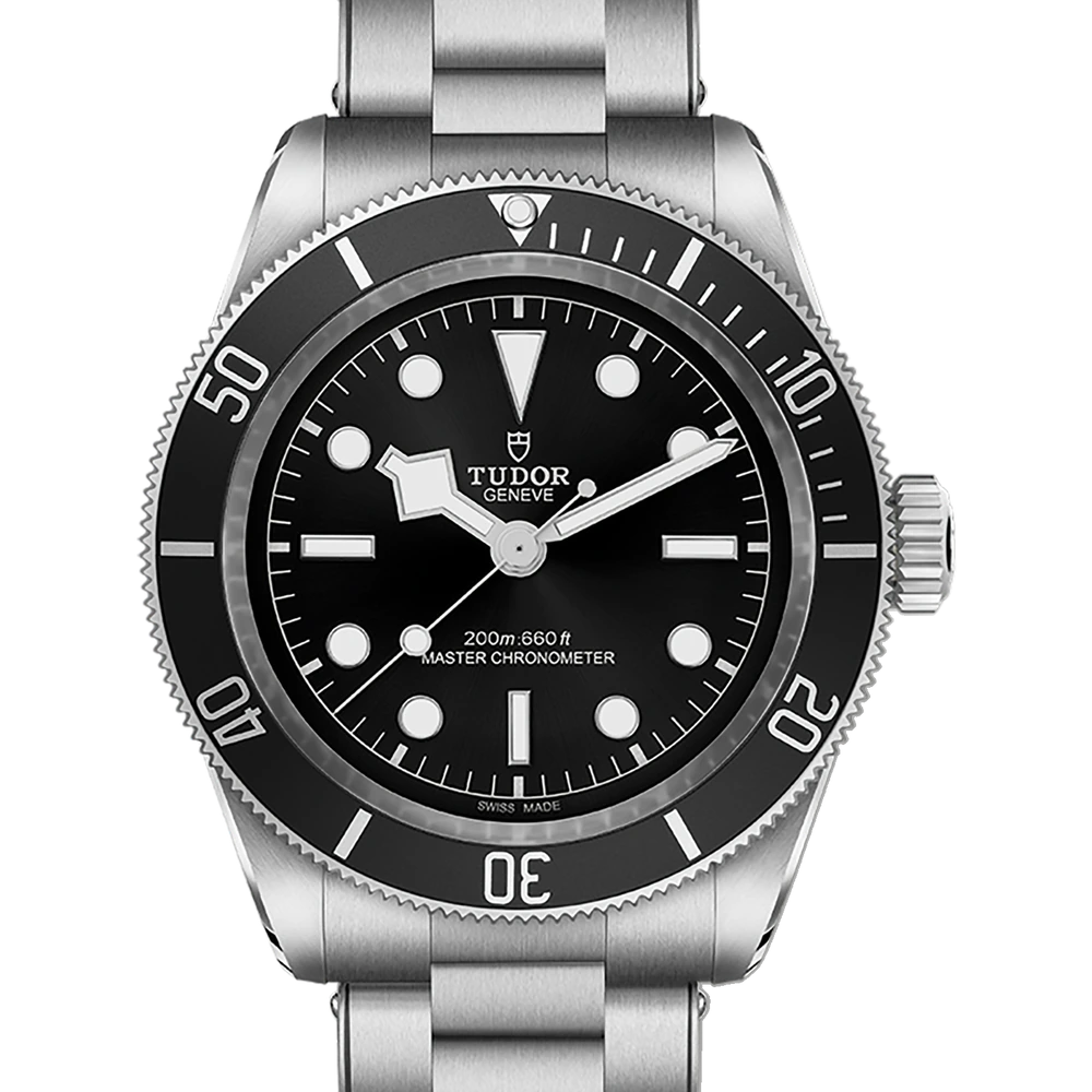 Tudor Black Bay, 41mm steel case, steel bracelet, black dial