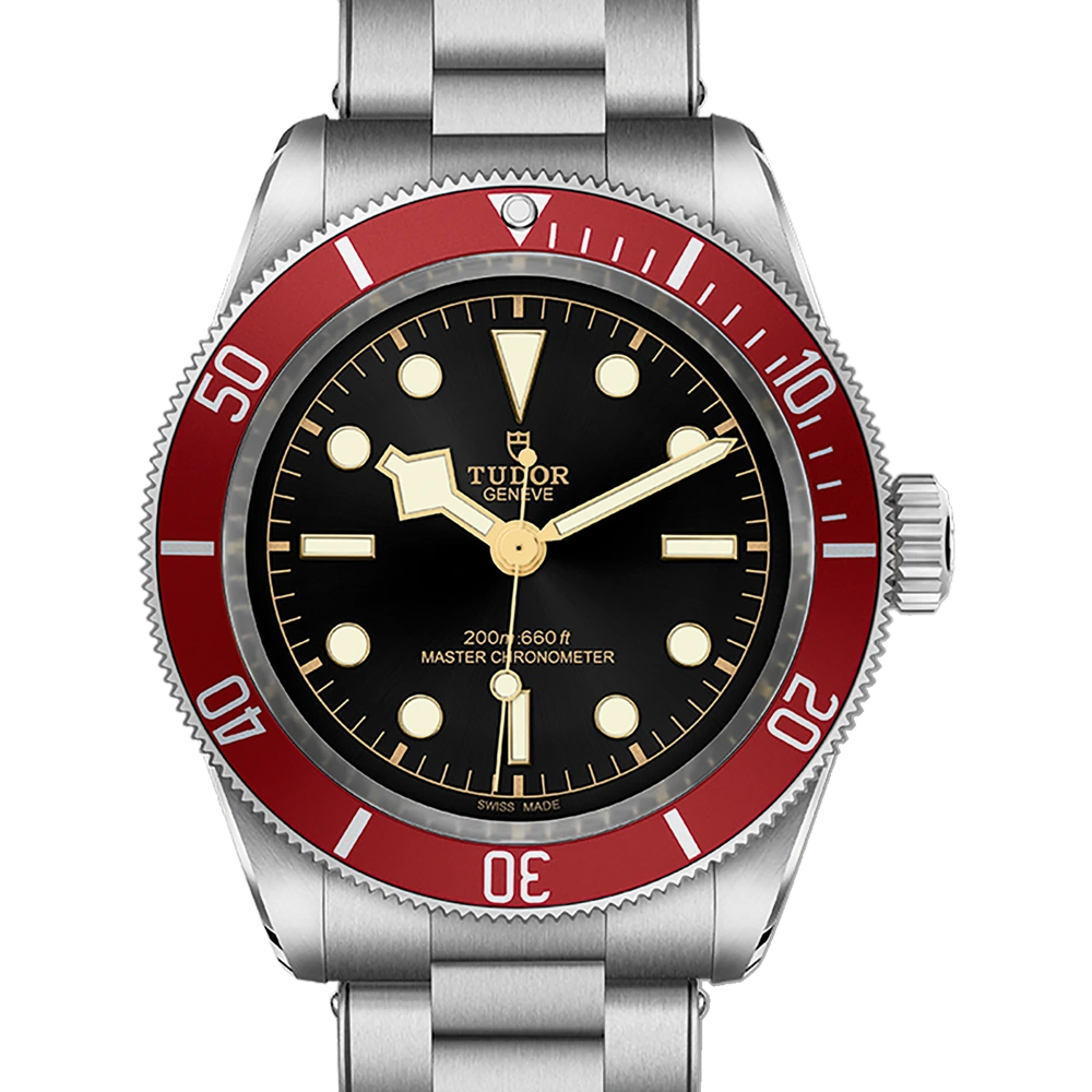 Tudor Black Bay, 41mm steel case, steel bracelet, black dial