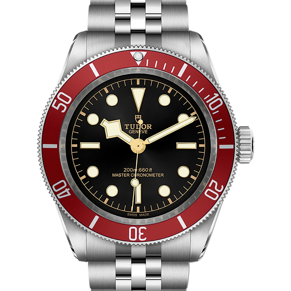 Tudor Black Bay, 41mm steel case, steel bracelet, black dial