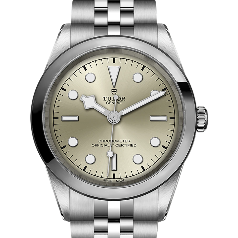 Tudor Black Bay One 41, 41mm steel case, steel bracelet, light champagne-colour dial