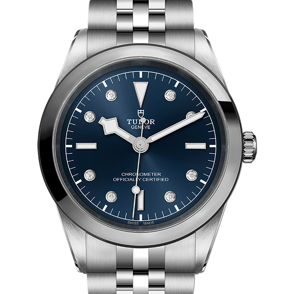 Tudor Black Bay One 41, 41mm steel case, steel bracelet, blue with 8 diamonds dial