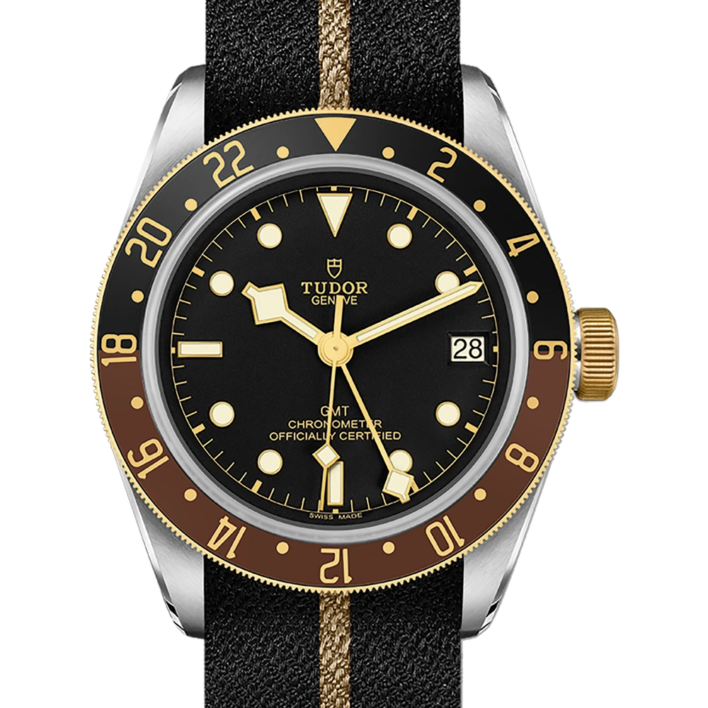 Tudor Black Bay GMT S&G, 41mm steel case, black dial