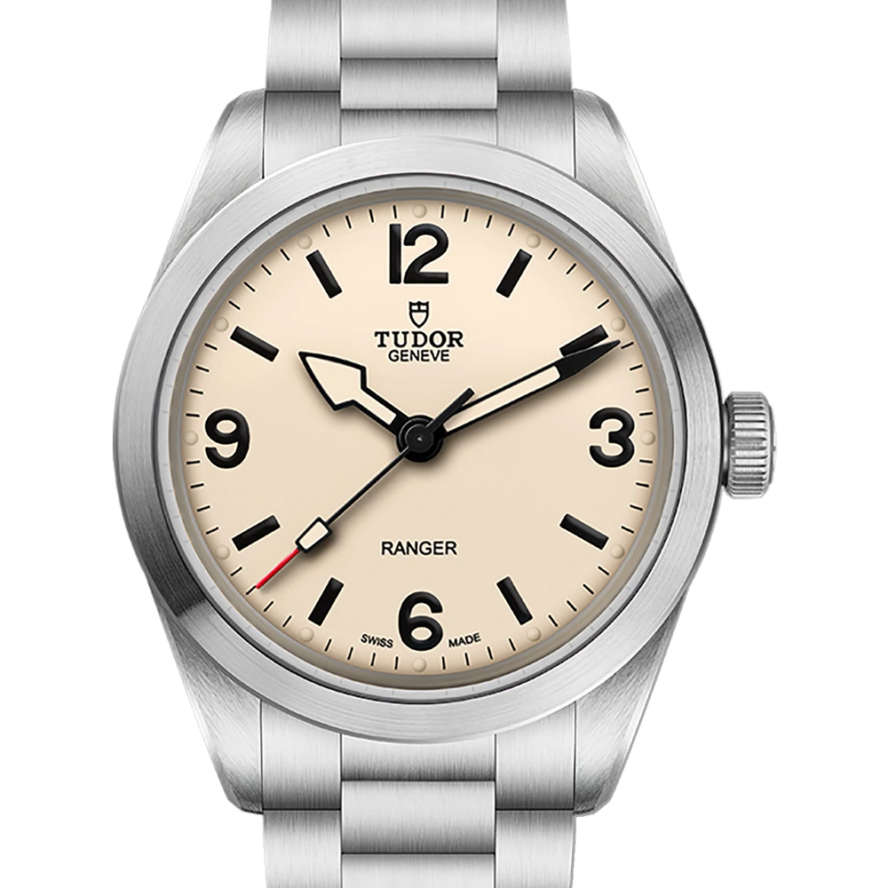 Tudor Ranger, 39mm steel case, beige domed dial