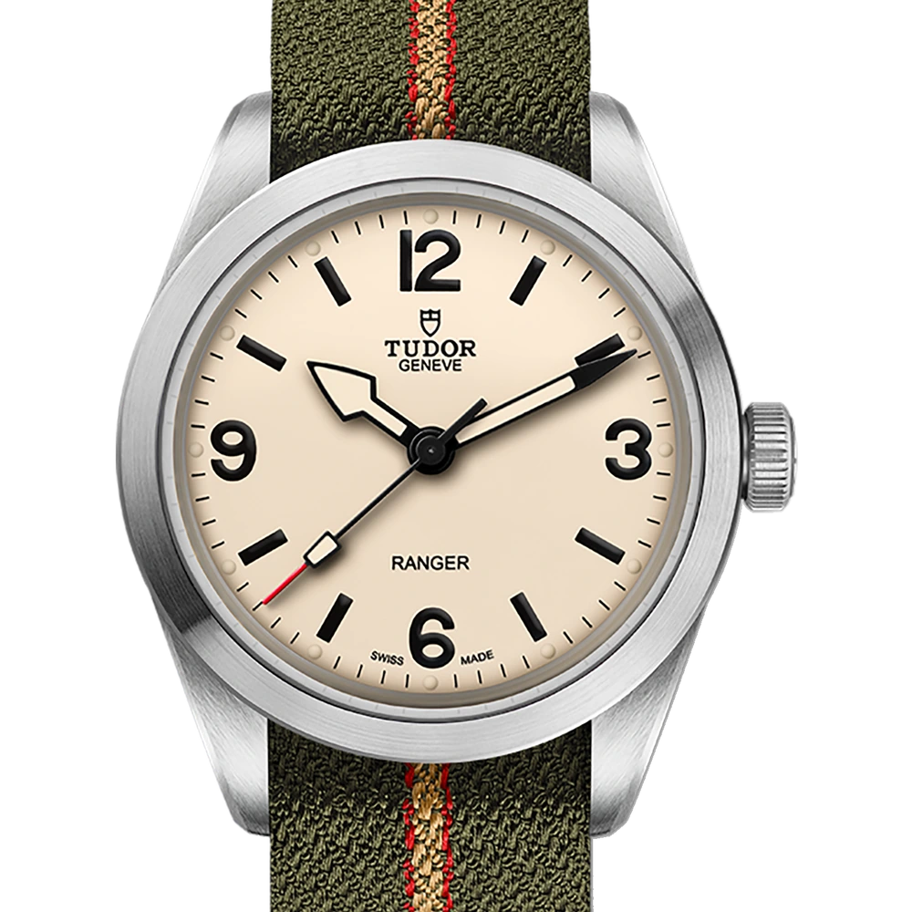 Tudor Ranger, 39mm steel case, beige domed dial