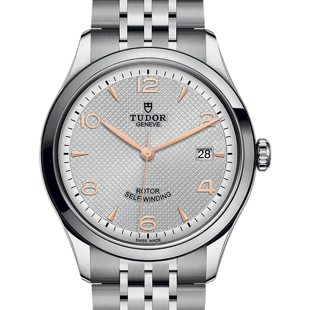 Tudor TUDOR 1926, 39mm steel case, steel bracelet, silver dial