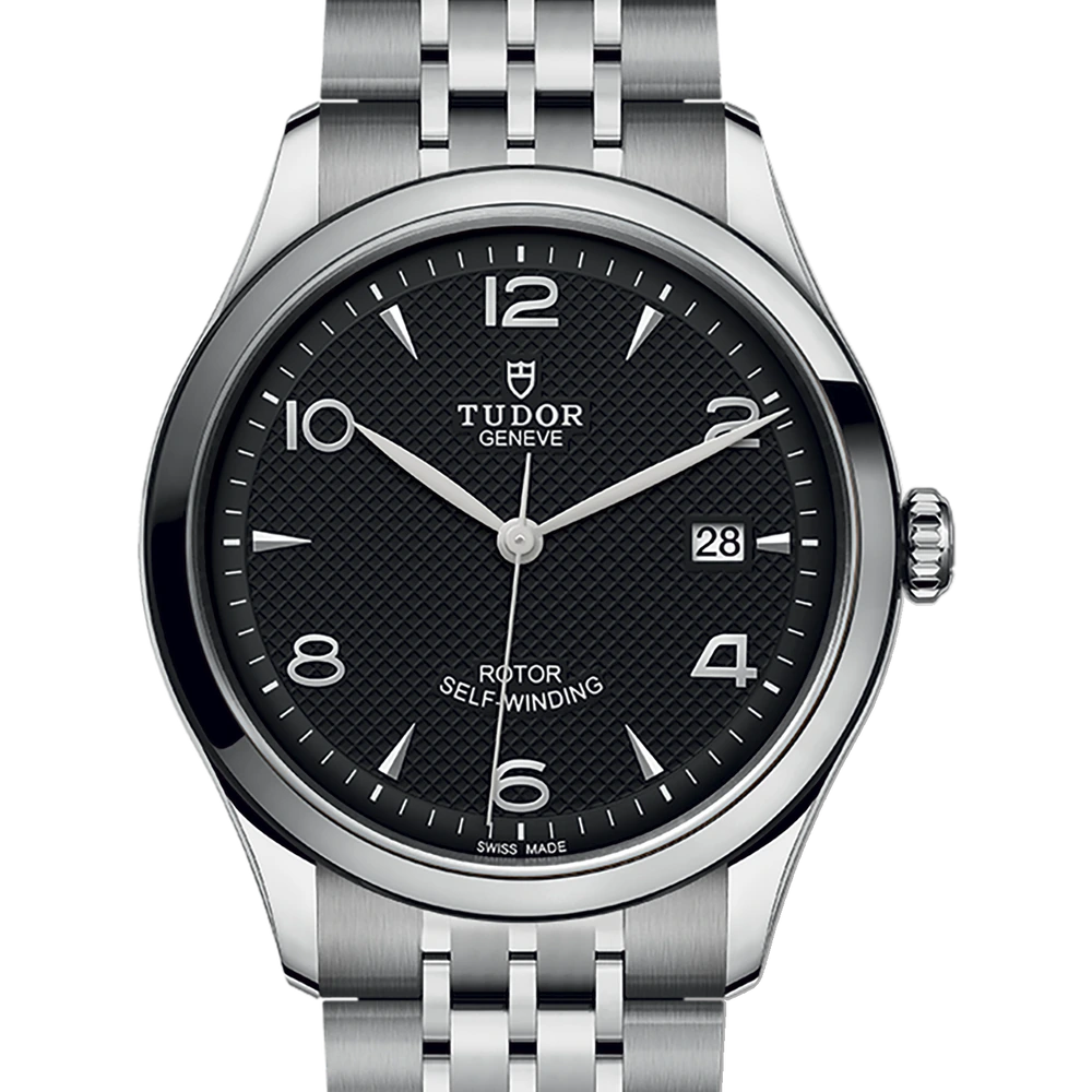 Tudor TUDOR 1926, 39mm steel case, steel bracelet, black dial