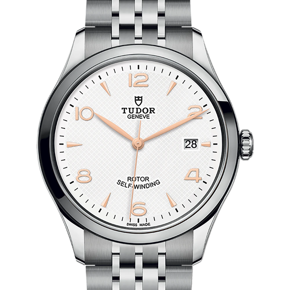 Tudor TUDOR 1926, 39mm steel case, steel bracelet, white dial