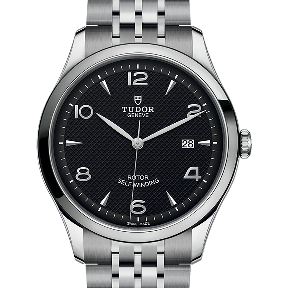Tudor TUDOR 1926, 41mm steel case, steel bracelet, black dial