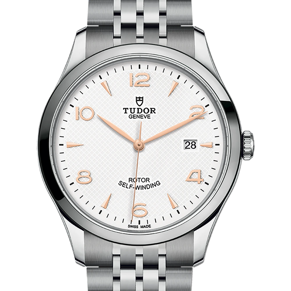 Tudor TUDOR 1926, 41mm steel case, steel bracelet, white dial