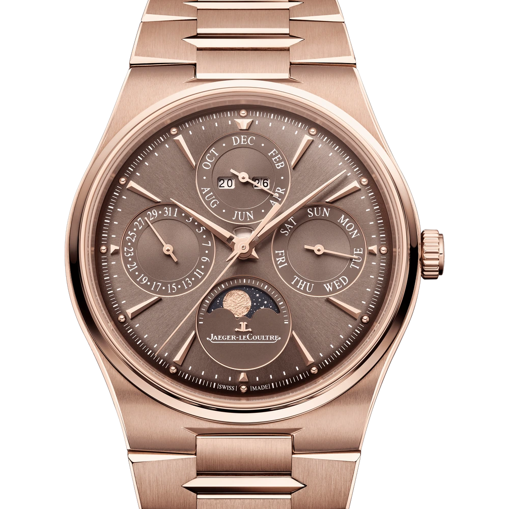 Jaeger-LeCoultre Chronometre Perpetual Calendar, Pink gold, Toffee brown