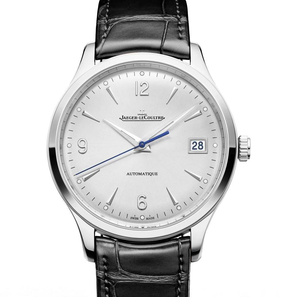Jaeger-LeCoultre Date, Stainless steel, Silvered grey