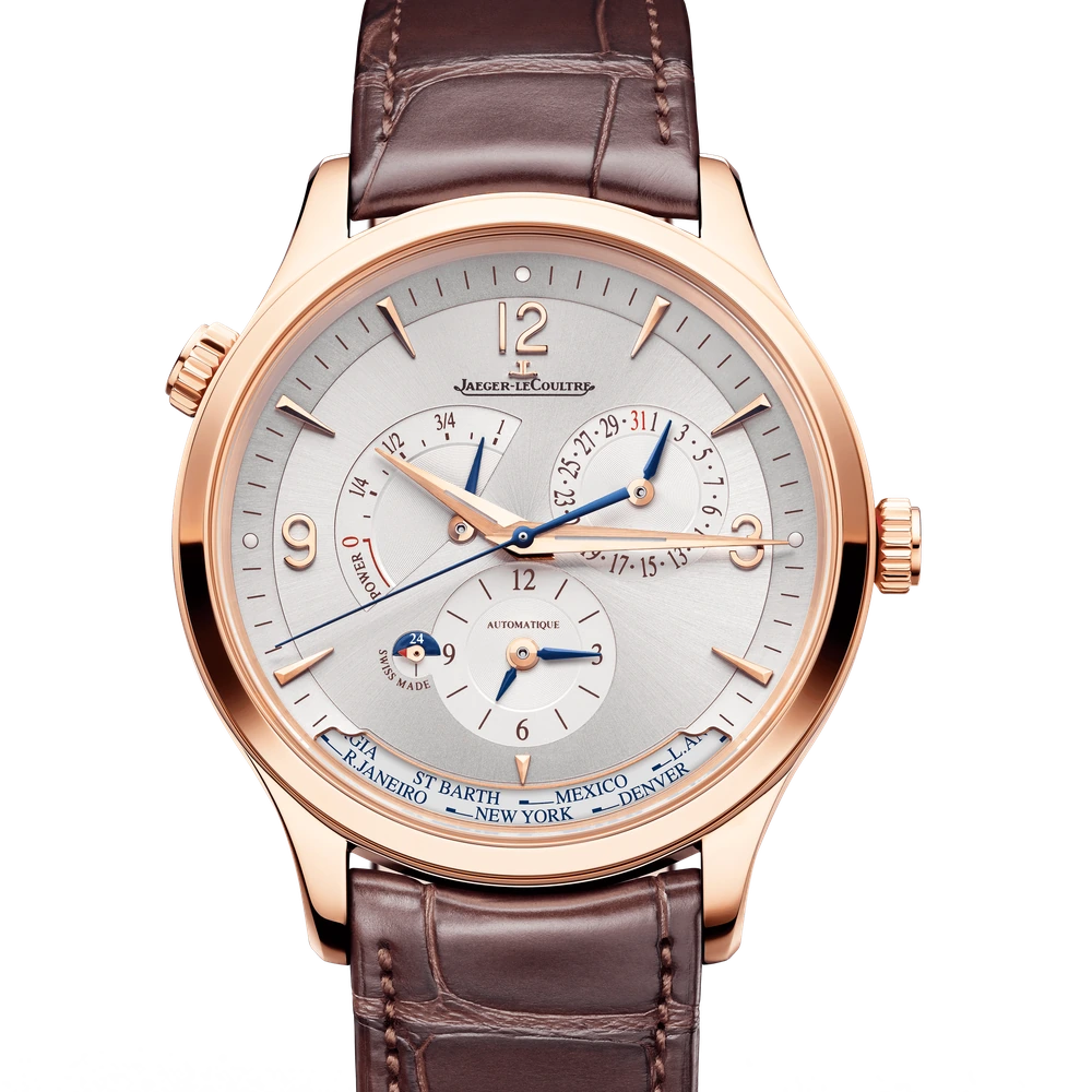 Jaeger-LeCoultre Geographic, Pink gold, Silvered grey