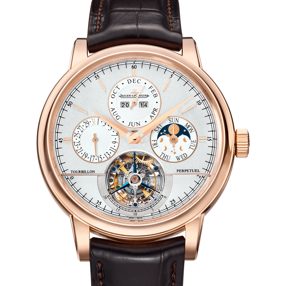 Jaeger-LeCoultre Calibre 985, Pink gold, Silvered grey