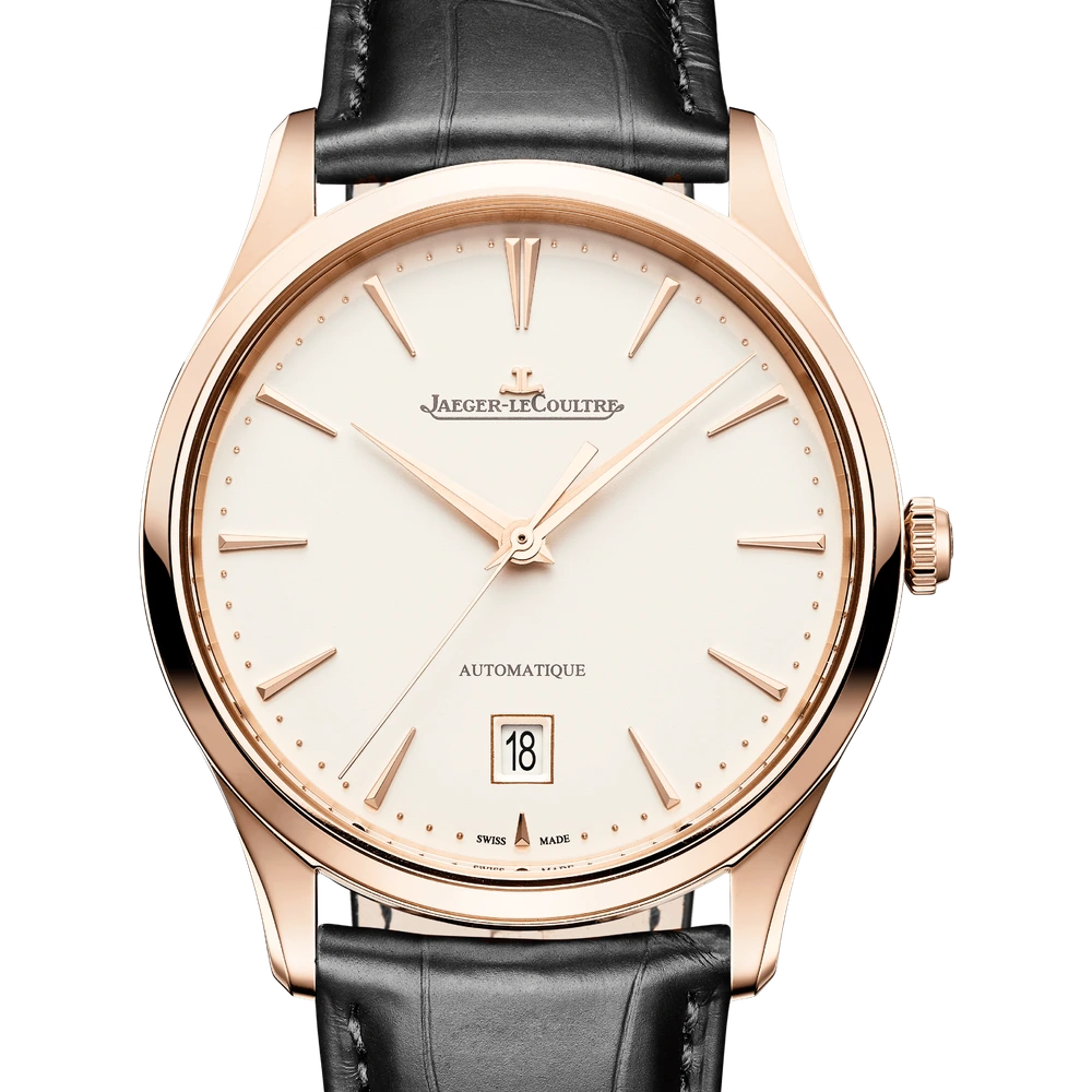 Jaeger-LeCoultre Date, Pink gold, Eggshell beige