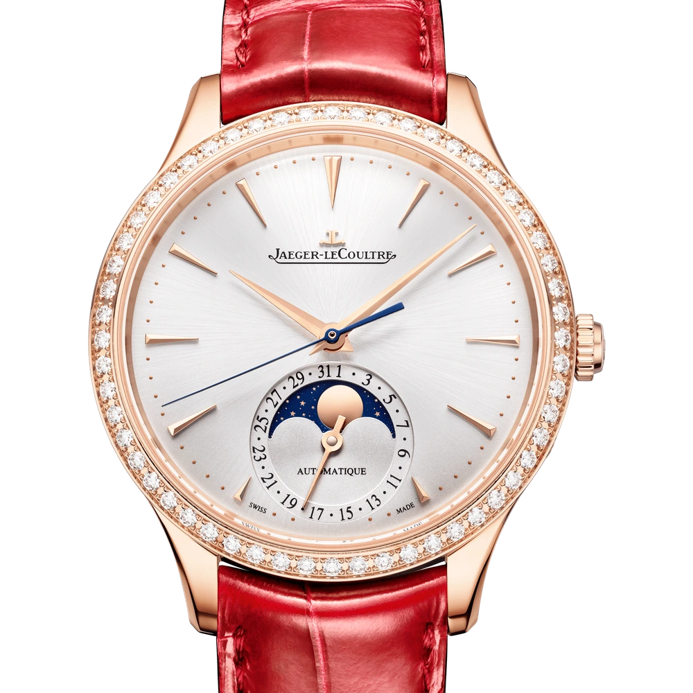 Jaeger-LeCoultre Moon, Pink gold, Silvered grey