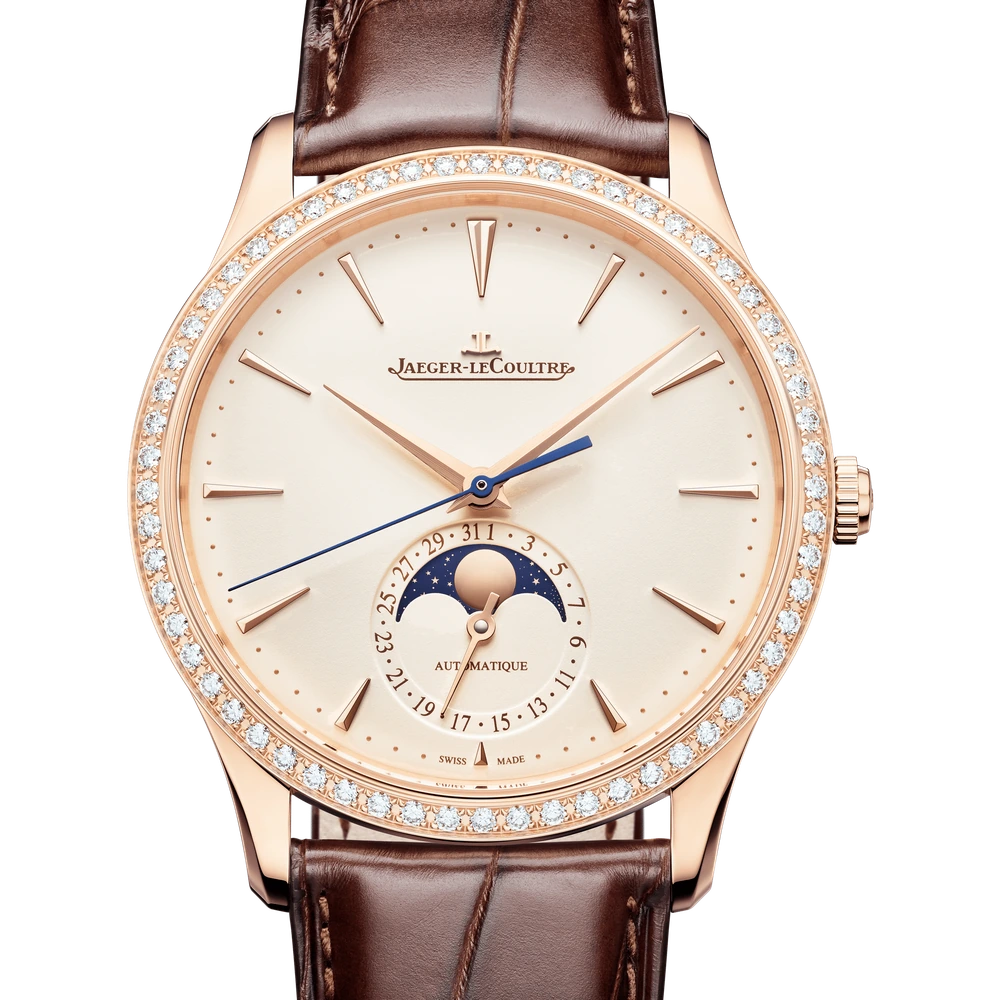 Jaeger-LeCoultre Moon, Pink gold, Eggshell beige