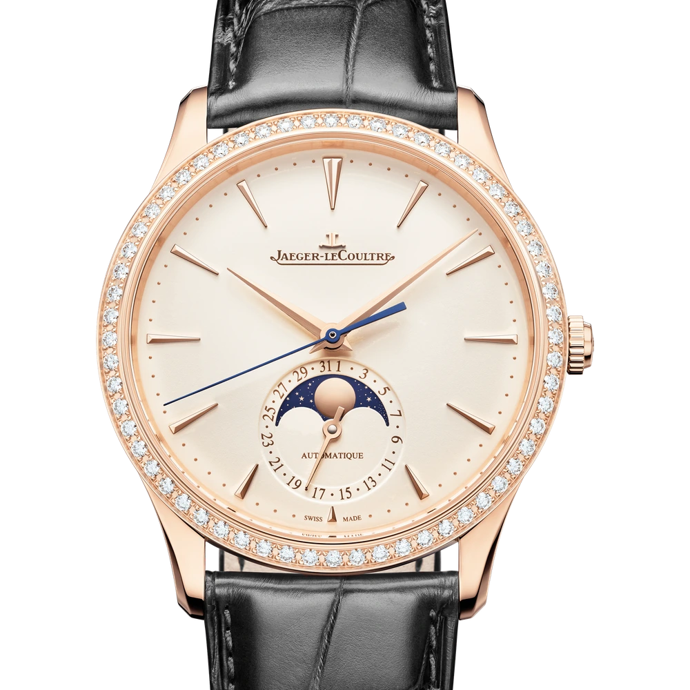 Jaeger-LeCoultre Moon, Pink gold, Eggshell beige