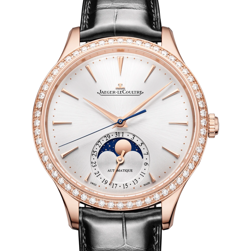 Jaeger-LeCoultre Moon, Pink gold, Silvered grey