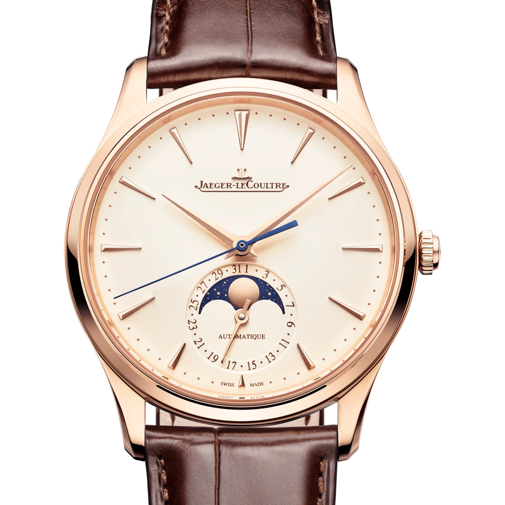 Jaeger-LeCoultre Moon, Pink gold, Eggshell beige