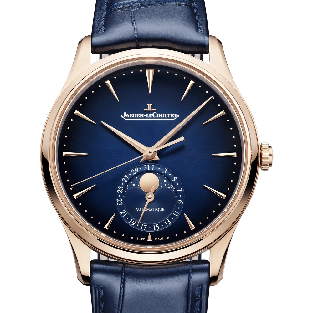 Jaeger-LeCoultre Moon, Pink gold, Blue