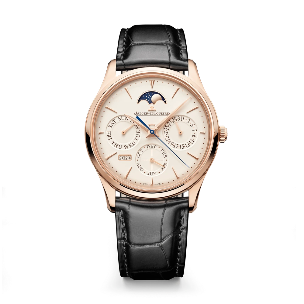 Jaeger-LeCoultre Perpetual Calendar, Pink gold, Eggshell beige