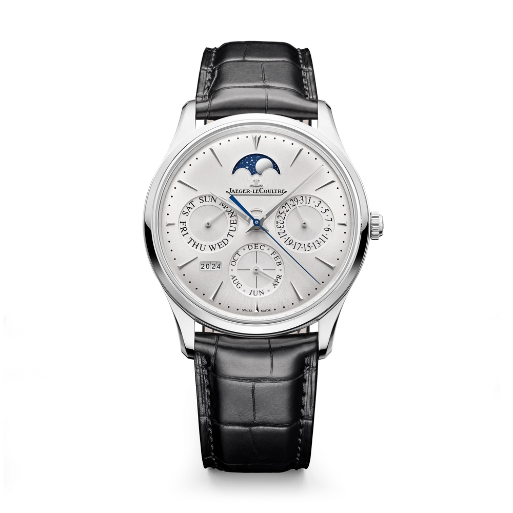 Jaeger-LeCoultre Perpetual Calendar, Stainless steel, Silvered grey
