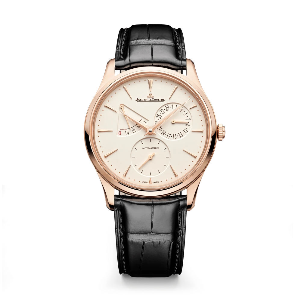 Jaeger-LeCoultre Power Reserve, Pink gold, Eggshell beige