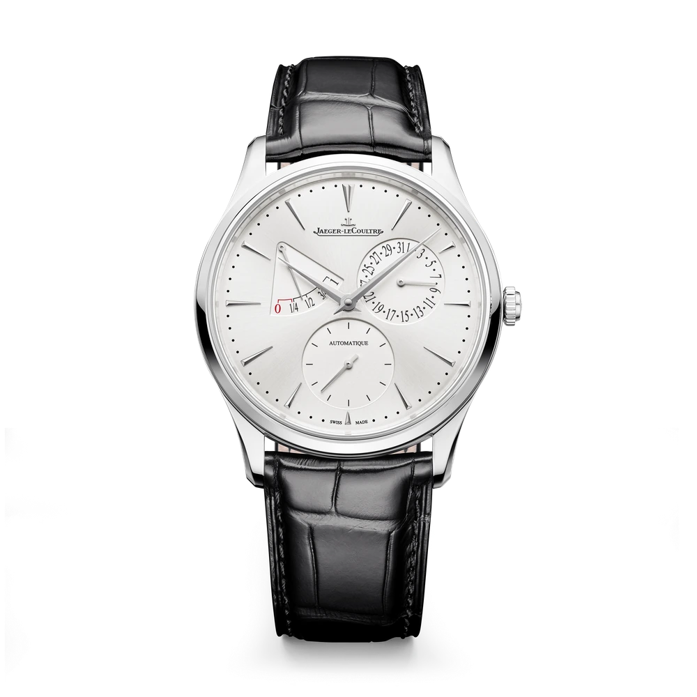 Jaeger-LeCoultre Power Reserve, Stainless steel, Silvered grey