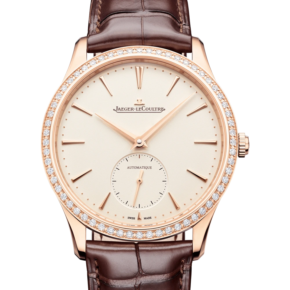 Jaeger-LeCoultre Small Seconds, Pink gold, Eggshell beige
