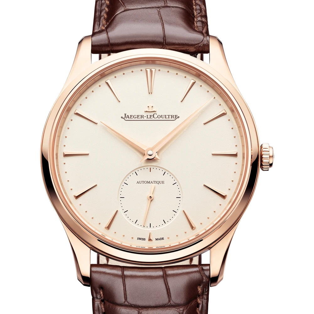 Jaeger-LeCoultre Small Seconds, Pink gold, Eggshell beige