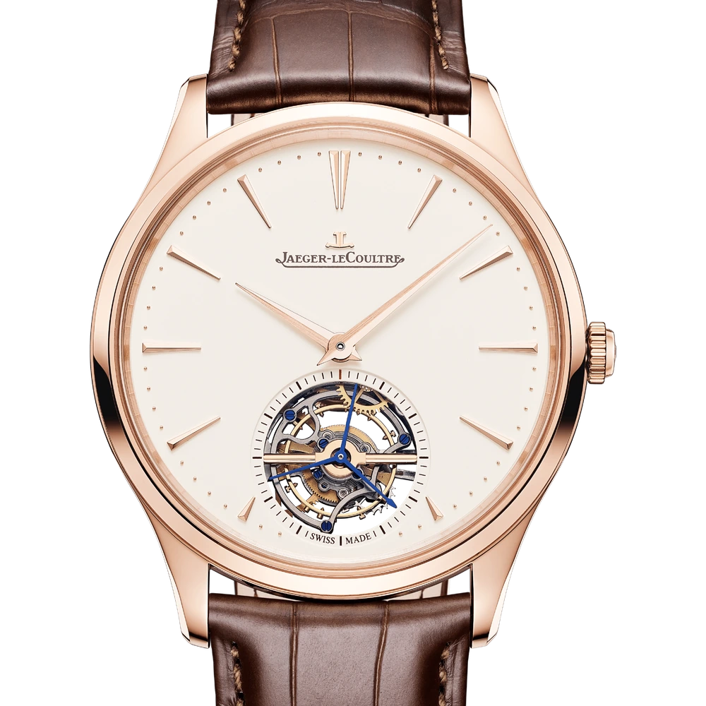 Jaeger-LeCoultre Tourbillon, Pink gold, Eggshell beige