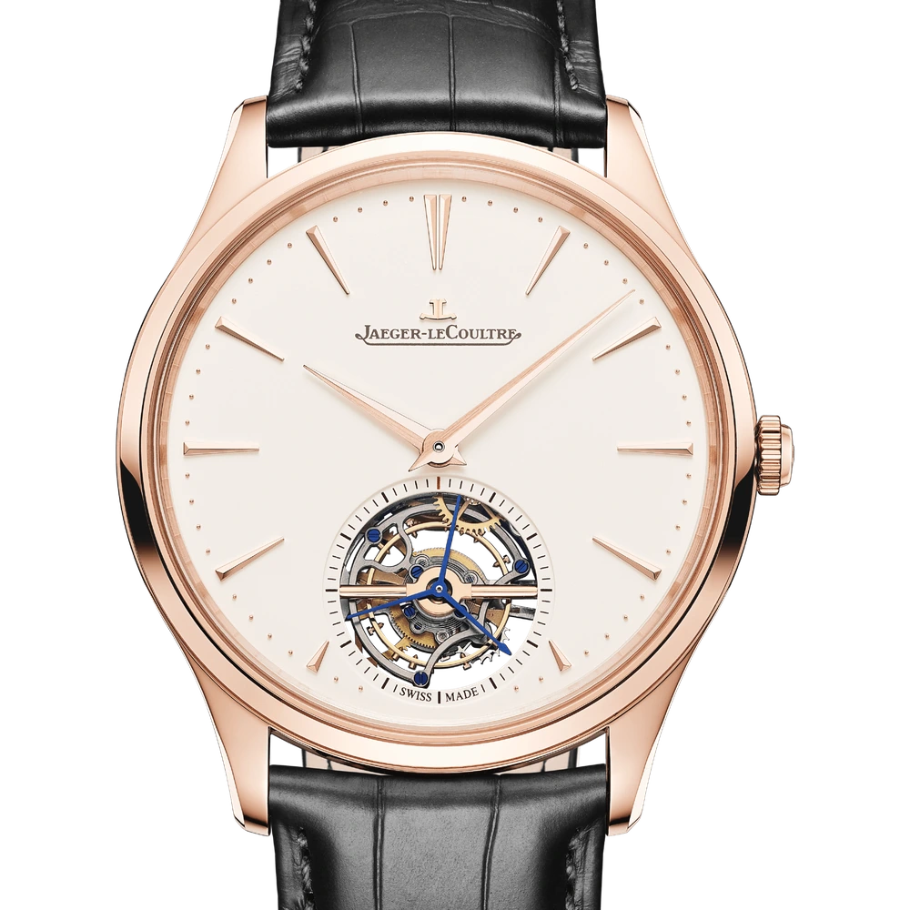 Jaeger-LeCoultre Tourbillon, Pink gold, Eggshell beige