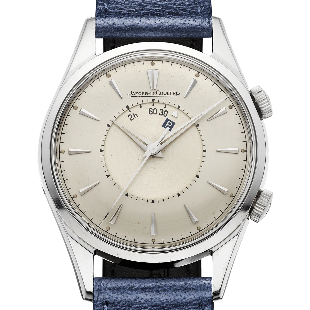 Jaeger-LeCoultre Memovox Parking, Stainless steel, Silvered grey