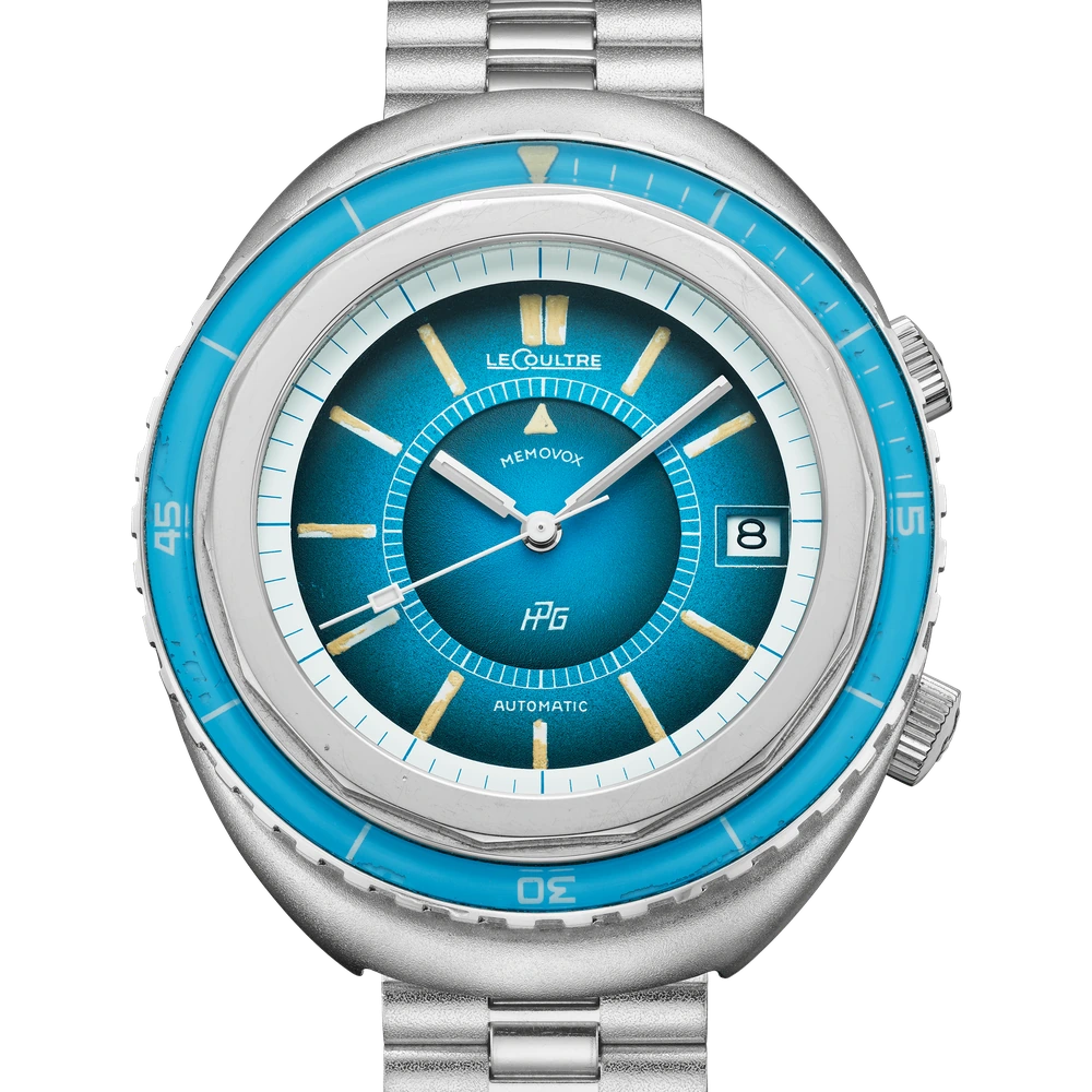 Jaeger-LeCoultre Memovox Polaris II, Stainless steel, Blue