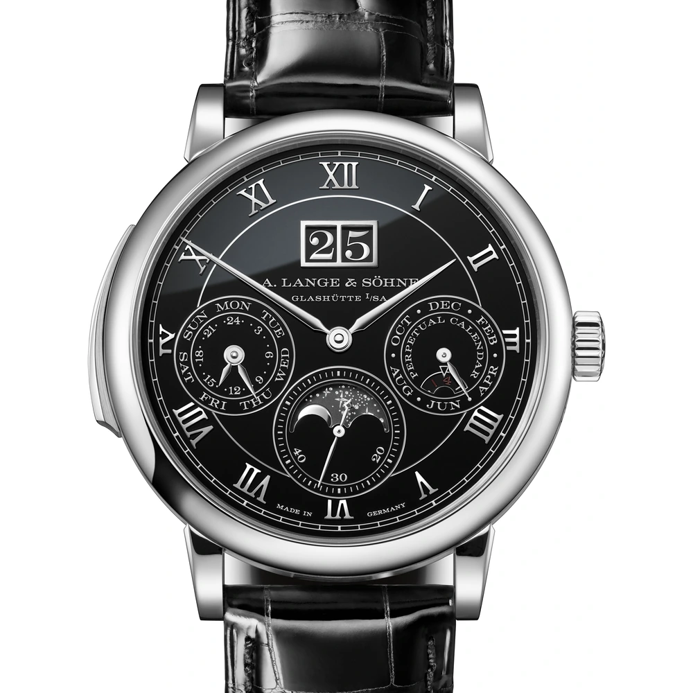 A. Lange & Söhne Platinum, Black Dial