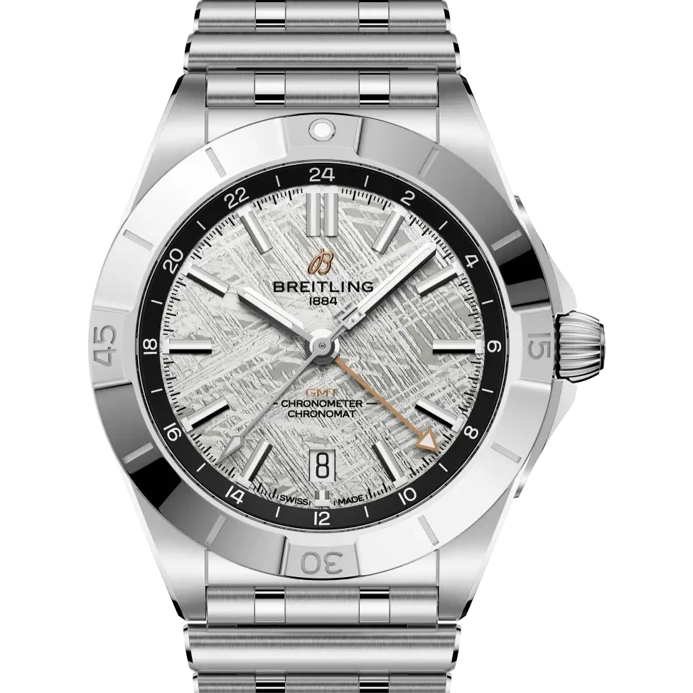 Breitling Chronomat Automatic GMT 40 Erling Haaland, 40 mm, stainless steel & platinum, meteorite dial