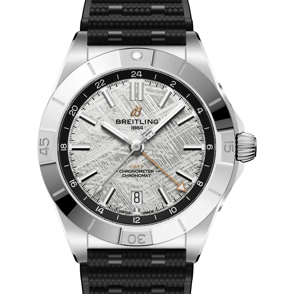 Breitling Chronomat Automatic GMT 40 Erling Haaland, 40 mm, stainless steel & platinum, meteorite dial
