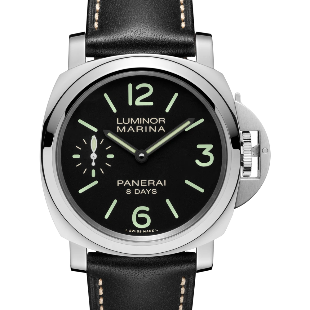 Panerai 8 Days, 44 mm, AISI 316L Polished Steel