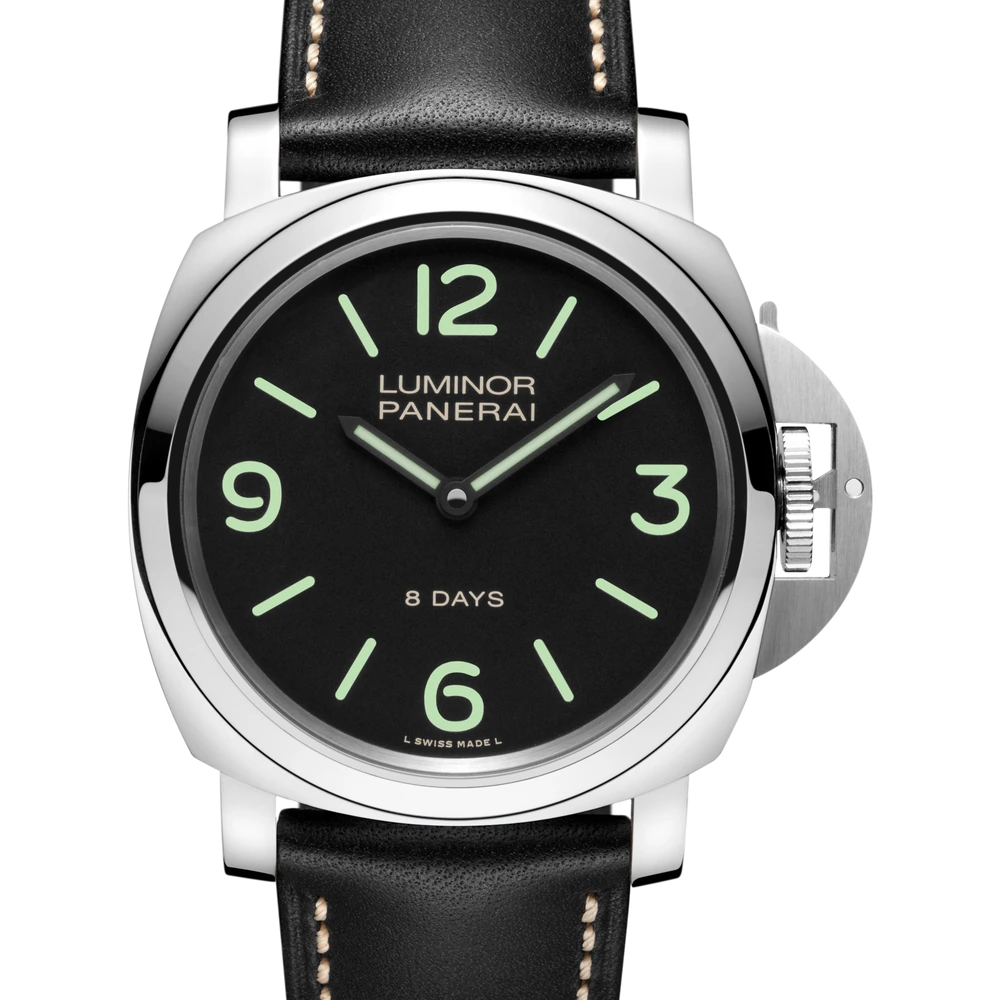 Panerai Base 8 Days, 44 mm, AISI 316L Polished Steel